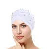 Berretti Turbante Musulmano Cappelli In Rilievo Perdita di Capelli Banadans Sciarpa Per Le Donne Abbigliamento Turbantes Para Mujer Quimioterapia