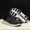 Logo ile Cloudswfit Bulut Ayakkabıları Erkekler İçin Kadın Tasarımcı Spor Kekler Siyah Beyaz Buzul Kobalt Yeşil Gri Sporlar Sıradan Erkek Eğitmeni Koşu Ayakkabıları EUR 36-45
