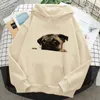 Vrouwen Hoodies Pug Vrouwen Zweet Y2k Harajuku Hoddies Vrouwelijke Streetwear Shirt Met Capuchon