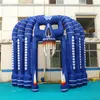 10mw (33 pés) com ventilador atraente pode ser personalizado arcos infláveis gigantes para decoração de palco de eventos tentáculo inflável de halloween
