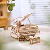 Robotime Rokr Magic Piano Mechanical Selfplaying Music Box for Kids and Adults Building Block Kits Toys 3D Wooden Puzzle AMK81 240123