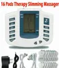 Электрический стимулятор всего тела, расслабляющий массажер для мышечной терапии, массажный импульсный массажер, иглоукалывание, здравоохранение, машина для похудения, 16 подушечек2651307