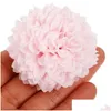 Couronnes de fleurs décoratives 12 pièces Hortensia fleur artificielle décor décorations hortensias faux bricolage pour fête tissu de soie livraison directe Otrft