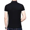 Chemises décontractées pour hommes 2024 Hommes Boutique de mode Coton Loisirs Collier à manches courtes Polo Loose Tees Plus Taille S-2XL Mâle