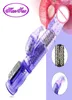 yutong Rabbit Vibrator Realistic Dildo Penis Vibrator Clitoris Stimulate Massager Transparent Rotating Bead Female nature Toy For 4441354