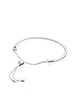 Silver Authentic 925 Sterling Hand Rope Armband för justerbar storlek Kvinnor Bröllopspresent smycken armband med original Box6015200