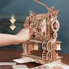 Robotime Rokr Printing Press 3D DIY Puzzle Cadeaux pour petit ami Famille Jouets en bois avec kit de bloc de construction de lumière LED Jouer LK602 240122