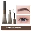 Judydoll lame sourcil Eyeliner pâte double usage longue durée imperméable naturel avec 1.2mm pinceau maquillage 240124