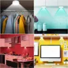 Night Lights LED Night Light with Adhesive Sticker Battery Dimmable Multicolor Kitchen Bathroom Drawer Lamp Lighting YQ240207