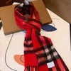 Foulard quatre saisons de haute qualité Foulard de luxe marque écharpe en cachemire foulards de créateur hiver hommes femmes doux épais châle écharpes 17H4NY