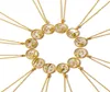 trouwjurk sieraden mode bijpassende vrouwen sieraden twaalf sterrenbeelden vergulde koperen ketting mode ketting Designer J6762305