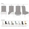 Housses de chaise en velours XL, housse de chaise élastique, siège arrière Long, tissu chaud extensible pour la maison, 1/2/4/6 pièces