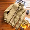 Giacche da uomo Comode giacche per le vacanze quotidiane alla moda Capispalla Parka Cappotto invernale caldo colletto di marca foderato in pile