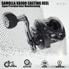 SAMOLLA Widen Body Baitcasting Reel Max Grag 12kg 6.3 1 Brass Gear Saltwater Catfishing Trolling Shake Slowly Wheel Seawater 240119