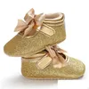 First Walkers Baby Gold Princess Shoes Comfortable Soft Infant Kids Girl Sole Crib Toddler Born Sandals Drop Delivery Maternity Ottmi