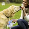 Hundhalsar Infällbar koppel 10 ft Stark nylon Pet Leases för små medelstora hundkatter 4 färgval