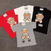 Camiseta para niños Ropa de manga corta para niños Bebé con osos 100% algodón 100-160 S-4XL Camiseta para niños de la mejor marca de verano Camiseta gráfica para padres, niñas y niños
