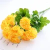 Decorative Flowers Simulated Chrysanthemum Flower Bouquet The Cemetery Wedding Festival Layout Home Arrangement Decoration