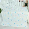 Couvertures Double couche gaze bébé serviette de bain dessin animé né petite couverture printemps été pur coton absorbant pour enfants