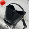 Nouveau Le 37 sac de créateur en cuir brillant seau sacs à bandoulière femmes bandoulière fourre-tout 2-en-1 Mini sac à main salut