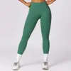 Lut pant wyrównaj wysokie modytyna Kobiety legginsy talia szybkie suche sprzaki fitness całkiem prosta moda na siłownię noszenie cytryny ll jogger lU-08 2024