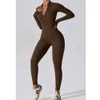 Lu Align Suit Jumpsuits Outfits Zipper Women Long Sleeved Set Gym Push Up Workout Clothes Fitness Bodysuit Tight fitting Tracksuit Lemon LL Jogger Lu-08 2024