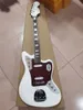 Guitare électrique White Panther, tête de guitare en érable, touche en palissandre, planche de protection en perle rouge, en stock