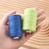 Kot için kullanılan polyester dikiş ipliği, manuel dikiş için kullanılan 300 metre/makara kalın iplik kalın iplik dayanıklı 203 metre 100/300 metre 240208