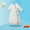 Schlafsack für Babys aus reiner Baumwolle, tragbare Decke, Schlafsack, Jungen- und Mädchenkleidung, trittsichere Babydecke für 0–24 Monate, Lammdaunenschlaf 240122