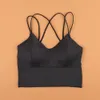 Lu Align Beauty Camisoles Tanks Ice Silk Back Sport Bras Femmes Bretelles Croisées Top Sous-Vêtements Sans Fil PushUp Femme Lingerie Sexy Fitness Loisirs Gilet Lemon LL Jogger Lu