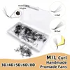 M L Special Curl 500 Loose Promade Fans Handmade Russian Volume Premade Fans 3D 4D 5D 6D 8D Eyelash Extension 240119
