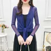 Blouses pour femmes à la mode dame robe châle point ouvert Protection solaire Cardigan exquis bal correspondant dames chemise Anti-UV