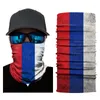 Bandanas 3D Printing Magic Samleless Mask Rosja USA Kanada Szwajcaria Hiszpania Argentyna Brazylia UK Flag Bandana Mountainering Scalf