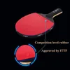 LOKI 9 Star Table Tennis Racket Professional 52 Carbon Ping Pong Paddle 6/7/8/9 Star Ultra Offensive with Sticky Rubbers 240123