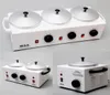 Triple Pot Wax Warmer Electric Hair Removal Waxing Machine Hands Fötter Paraffin Terapi Depilation Salon Beauty Tool8156950