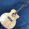 Guitare acoustique classique 41 pouces, 6 cordes, tout en bois d'érable massif, touche en palissandre, Support de personnalisation, livraison gratuite