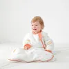 Schlafsack für Babys aus reiner Baumwolle, tragbare Decke, Schlafsack, Jungen- und Mädchenkleidung, trittsichere Babydecke für 0–24 Monate, Lammdaunenschlaf 240122