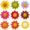 Abbigliamento per cani Girasoli Papillon per animali Doggy Bowknot Toelettatura Collare scorrevole colorato per accessori per forniture per gatti di piccola taglia