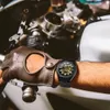 WINNAAR Zwart Goud Skeleton Mechanische Horloges voor Mannen Mode onregelmatige Automatisch Horloge Luxe Merk Roestvrij Stalen Band 240123