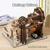 3D-Holzpuzzle, Kugelbahn-Set, DIY, mechanische Schiene, elektrisch, manuell, Modellbaustein-Bausätze, Montagespielzeug, Geschenk für Jugendliche und Erwachsene 240122