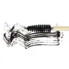 Brosse à cils avec manche en bambou noir, 100 pièces, brosse de maquillage, Extension de cils, brosse à sourcils jetable, applicateur de Mascara, 240124