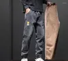 Jeans da uomo 2024 Uomo Inverno Aggiungi pantaloni di lana addensati Pantaloni di jeans da uomo slim vintage blu hip-hop streetwear di alta qualità