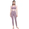 Lu Align Body Outfits Women Seamless Sets Shaping Fitness Running Suit Wear Activewear Sports Clothing Workout Gym Clothes Leggings Lemon LL Jogger Lu-08 2024