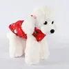 Vêtements de chien vêtements confortables conception de fermeture à glissière facile manteau en coton pour animaux de compagnie tissu doux vêtements de noël imperméables pour chiens en plein air