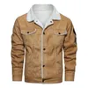 Hommes automne hiver plus velours épais en cuir et fourrure Bomber veste jeunesse mode PU cuir polaire manteaux chauds taille M-3XL 240124