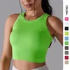 Camicie attive Reggiseno traspirante da donna Assorbe il sudore Imbottito antiurto Palestra Corsa Fitness Intimo sportivo per yoga senza cuciture a doppio strato