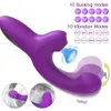 20 Speeds Powerful Dildo Vibrator Female Clit Sucker Vacuum Clitoris Stimulator Mimic Finger Wiggling Sex Toy for Womans 240202