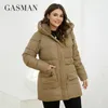 GASMAN Mode Donsjack dames Plus Size Korte Casual Capuchon Pocket Parka Vrouwen Vrouwelijke Jas Uitloper GM-82211 240131