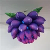 Fleurs gonflables de 6 mW (20 pieds) avec bande LED et ventilateur pour ornement personnalisé, décorations de noël, décoration familiale américaine, livraison gratuite