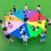 Kleuterschool Hit Hamster Kleurrijke Mat Regenboog Paraplu Parachute Speelgoed Ouderkind Activiteiten Spel Rekwisieten Kinderen Buitensporten 240202